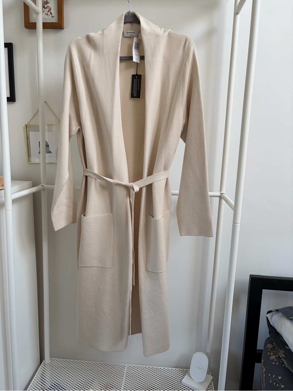 Aritzia Babaton Birch Open-Front Belted Cardigan - Picture 3 of 8